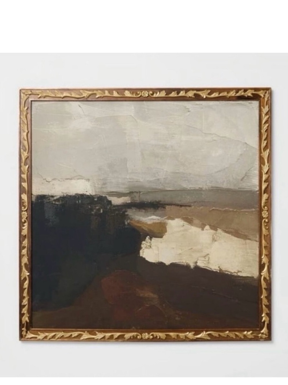28x28 Dark Modern Abstract Framed Art - Threshold Studio McGee -Target Fall 2025